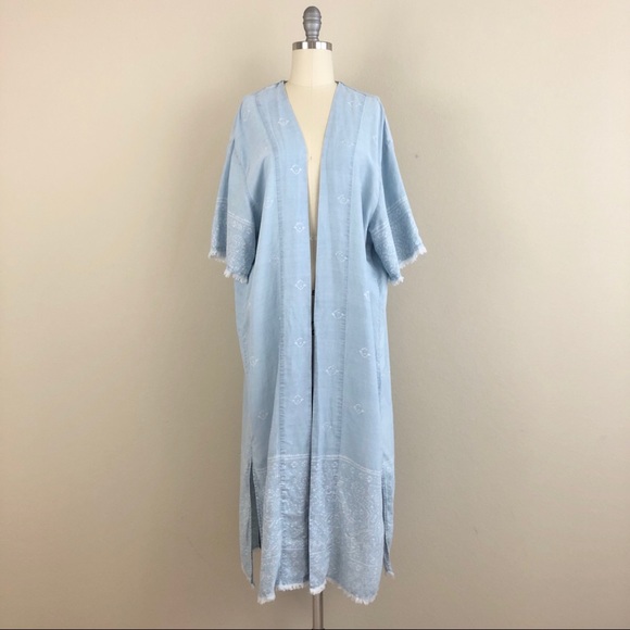 Universal Thread Jackets & Blazers - Universal Thread Boho Chambray Long Duster